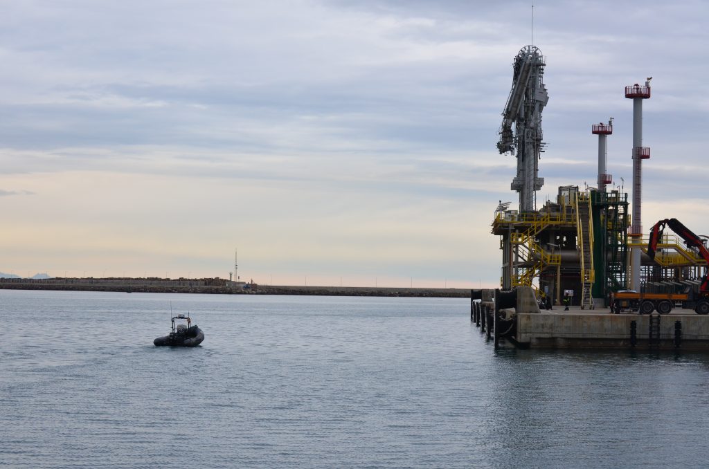 Unmanned surface vessel Kaluga bathymetric operation