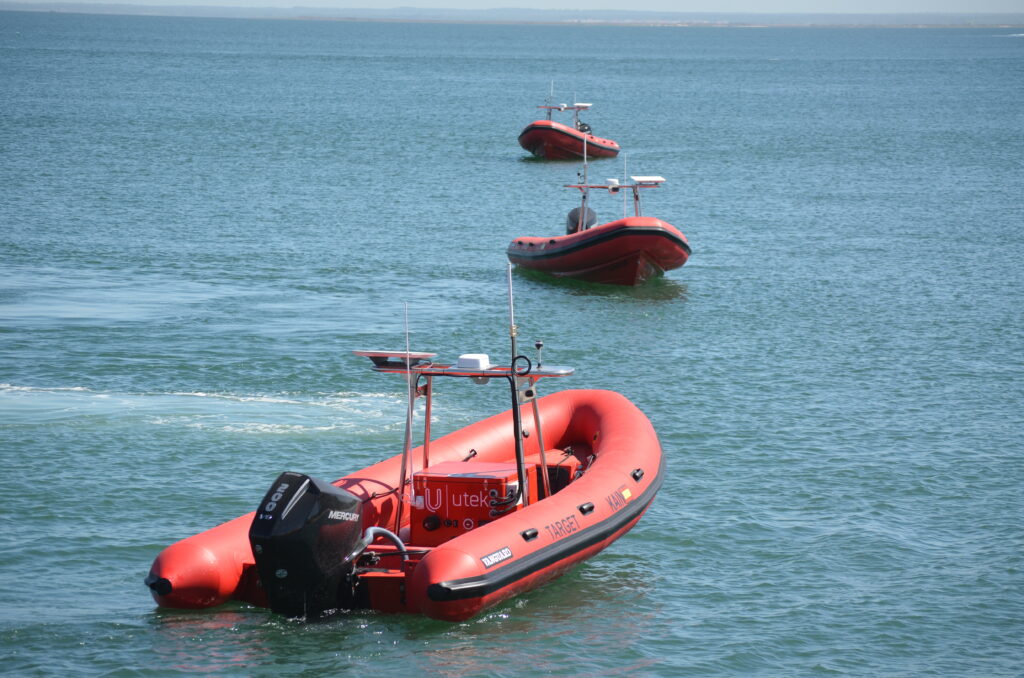 KAIN USV naval target in operation